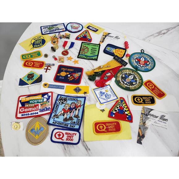 Cub Scouts Vintage Pin Patches 2000s midwest dunes large lot - Picture 1 of 10